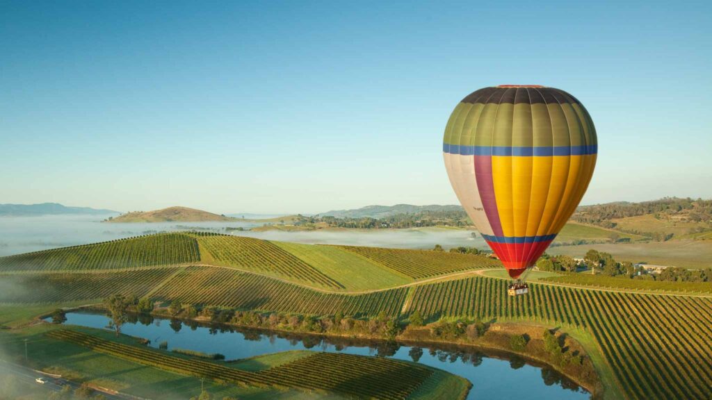 Hot air balloon Yarra Valley - things to do in Melbourne winter