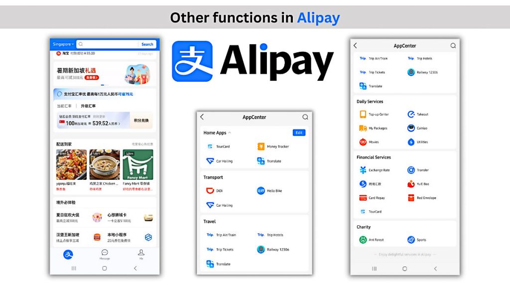 Other functions of Alipay - Alipay international credit cards