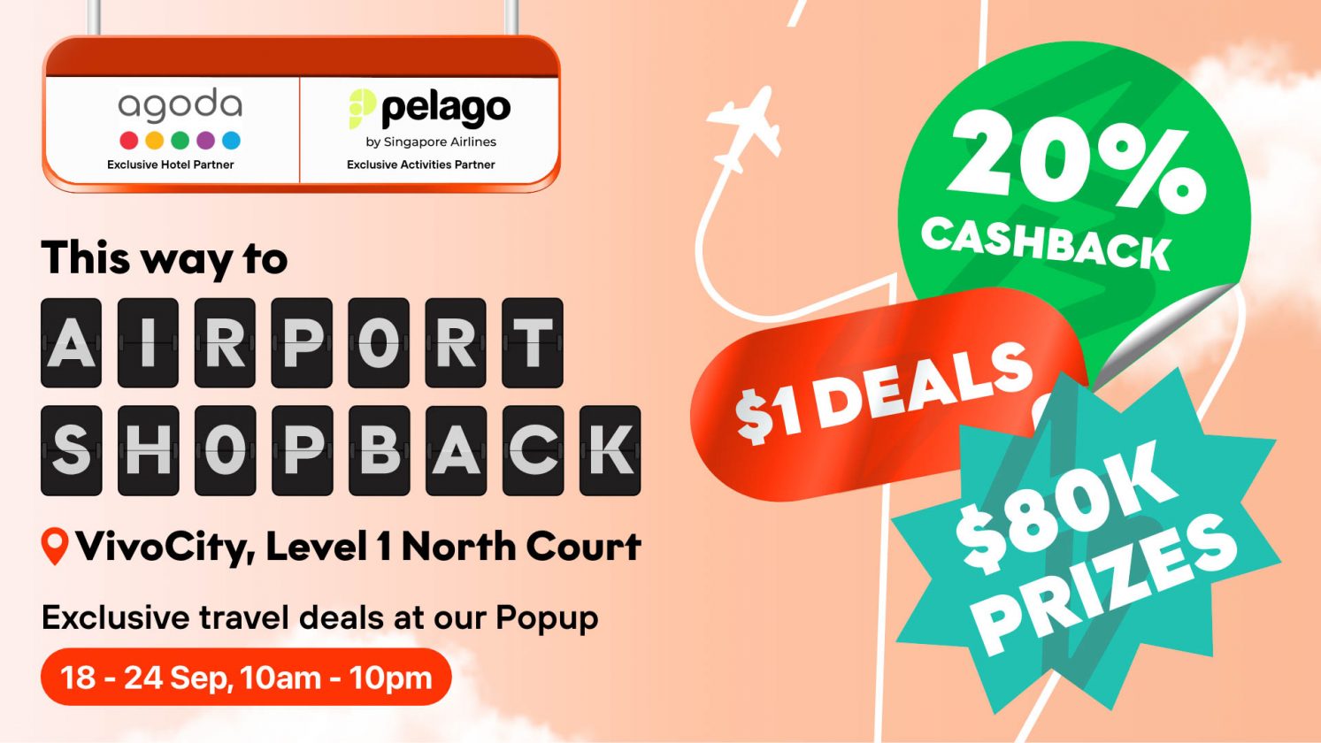 ShopBack’s FirstEver Travel Popup — Up to S80,000 Worth of Prizes