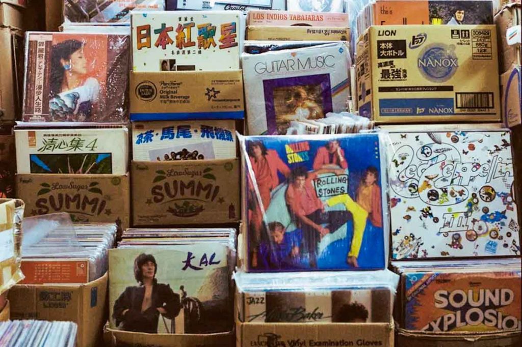 Boxes of records at Vinyl Hero - Things To Do In Hong Kong, Sham Shui Po- Things To Do In Hong Kong, Sham Shui Po