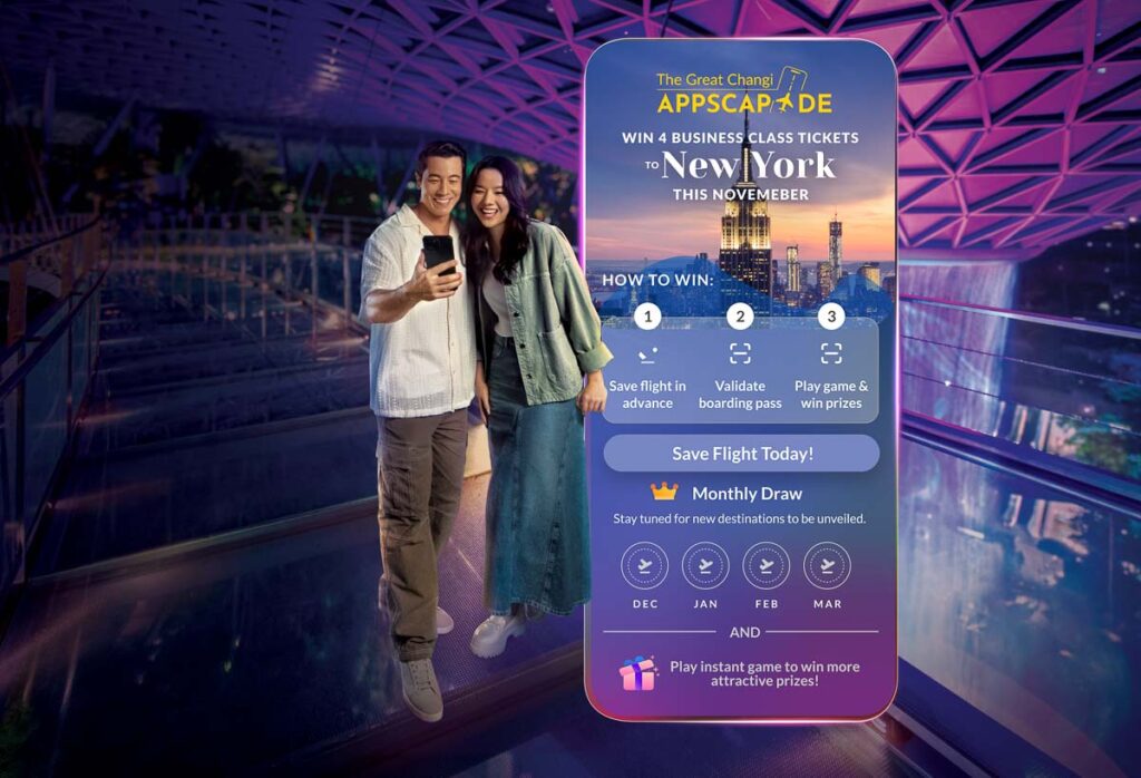 Man and Woman Looking at Changi Appscapade - Changi App