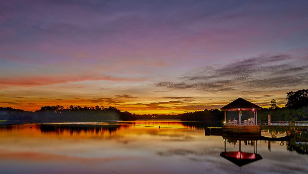 Sunset at Lower Pierce Reservoir - Things To Do At Ang Mo Kio