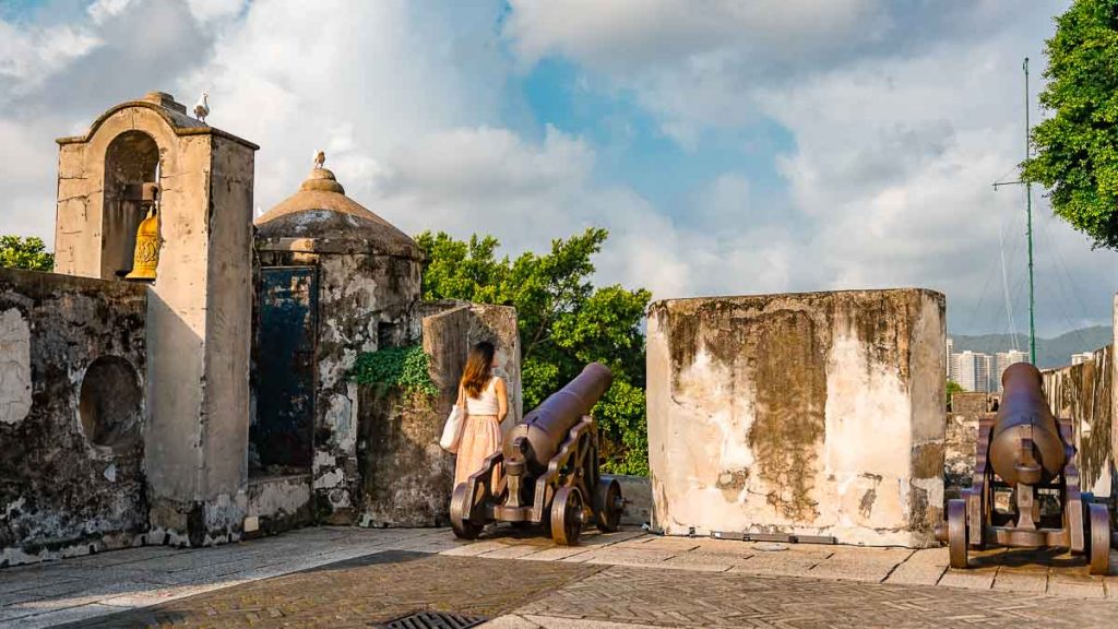 Mount Fortress Cannons - Macao Itinerary