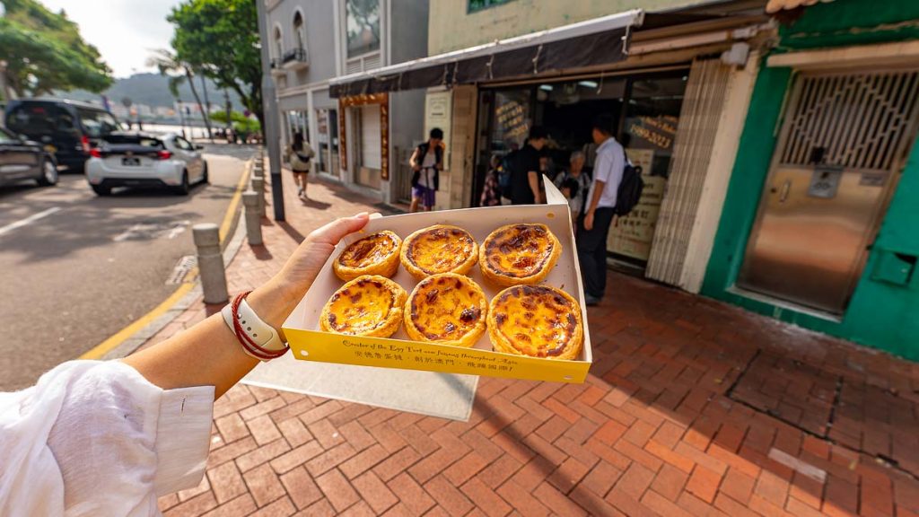 Original Lord Stow's Bakery in Coloane Egg Tarts - What to eat in Macau