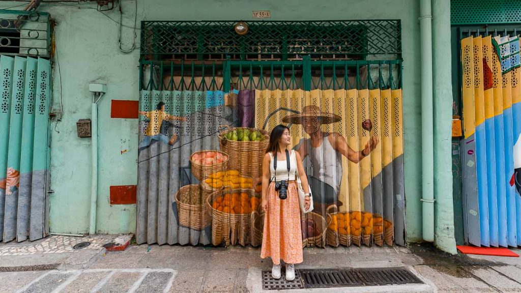 Rua dos Ervanários Mural - Macao Itinerary