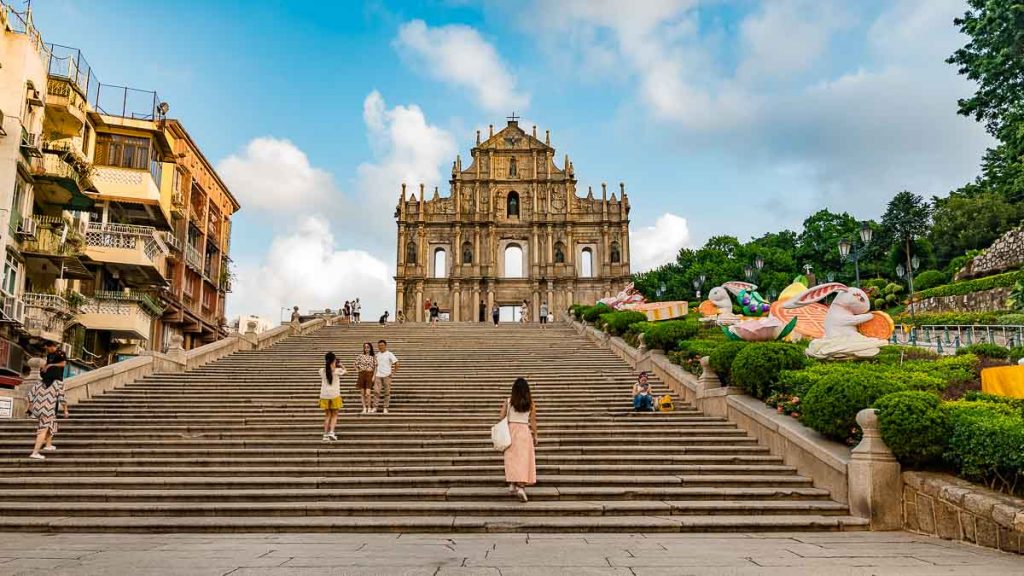 Ruins of St. Paul's Macao Historic Centre - Macao itinerary