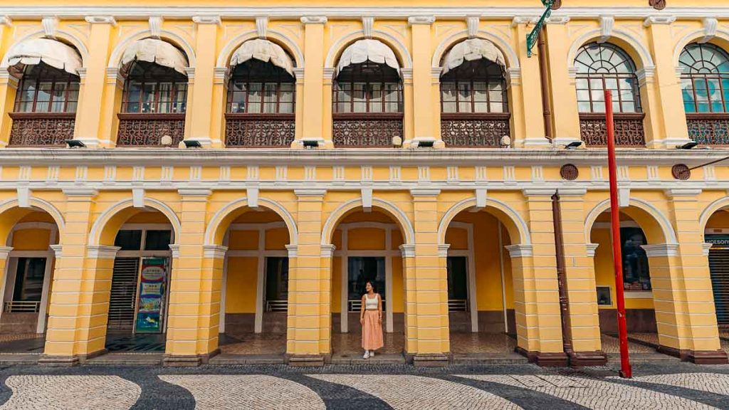 Senado Square Colonial Buildings - Things to do in Macao