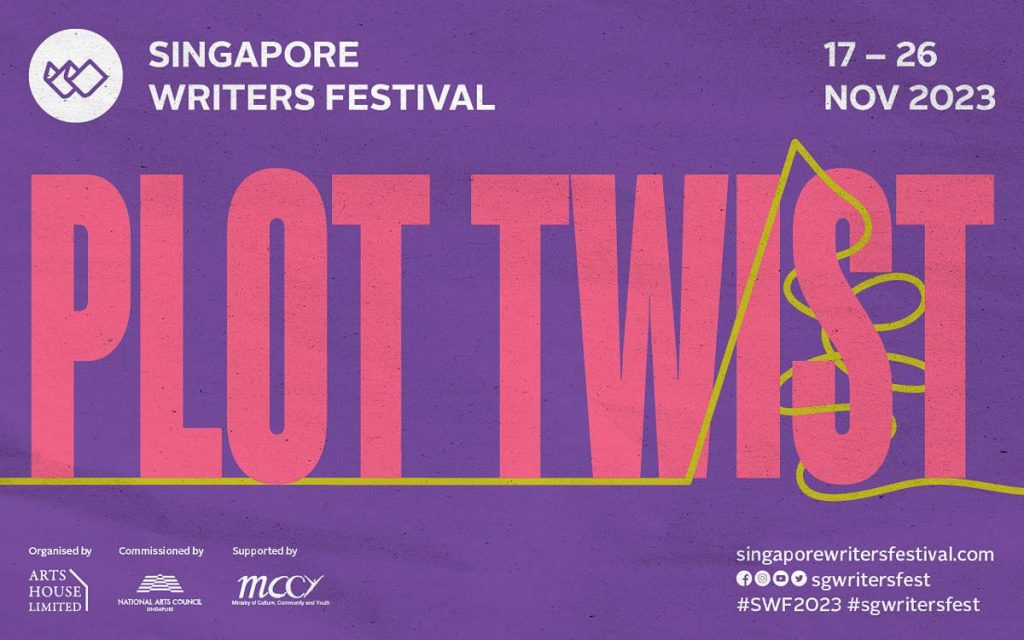 Singapore Writers Festival Banner - things to do in Singapore