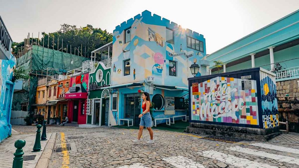 Taipa Mural Calçada do Quartel Colourful Houses - Macao itinerary