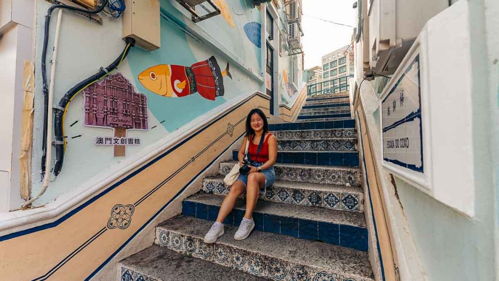 Taipa Murals Staircase Beautification at Escada do Coxo - Macao Itinerary