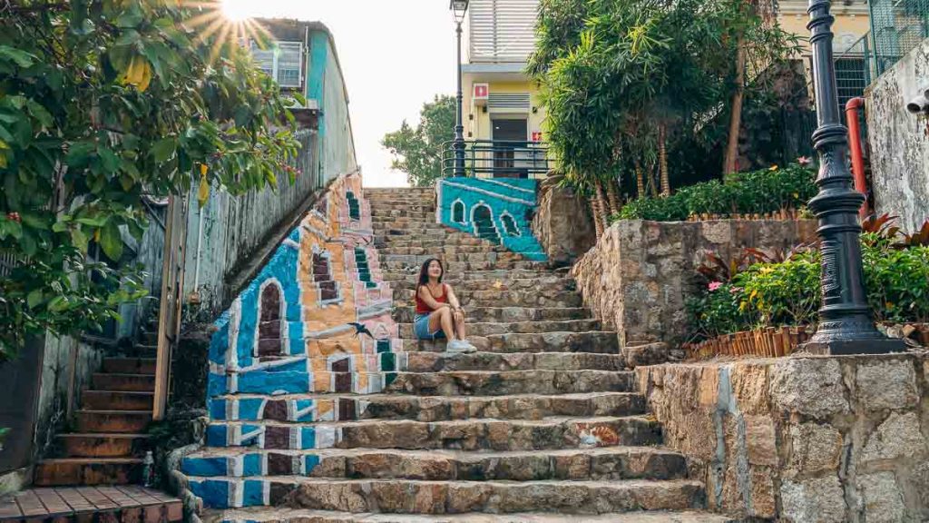 Taipa Staircase Beautification at Travessa da Boa Vista - Macao itinerary