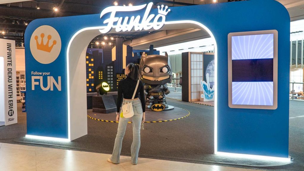 Girl at Funko Pop-up - Changi Airport Terminal 2