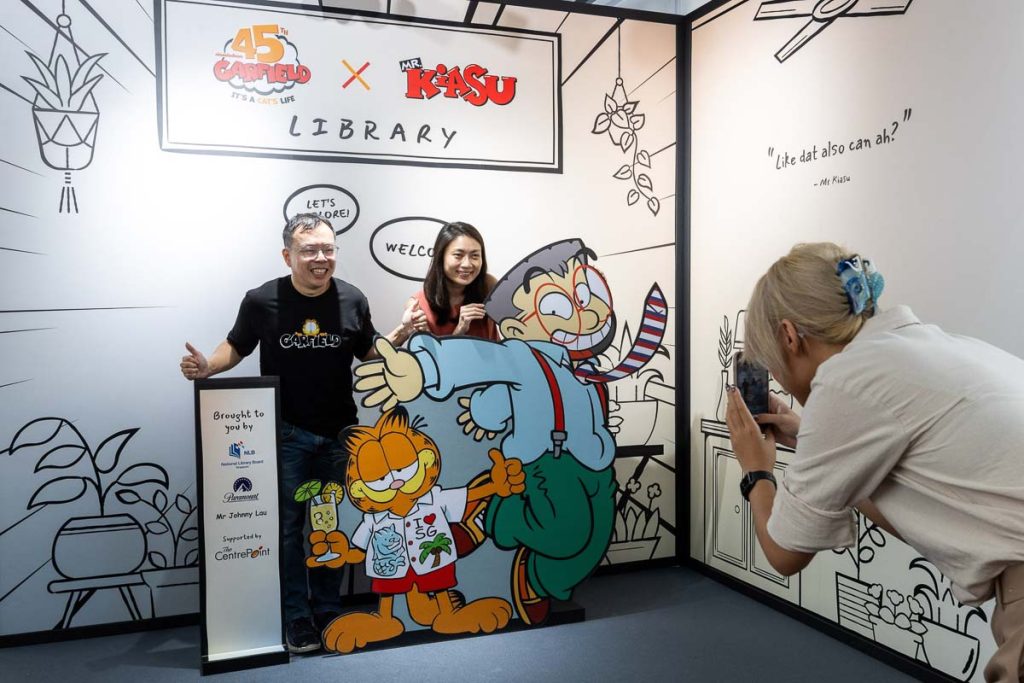 Garfield x Mr Kiasu Pop up Library Things to do in Singapore November
