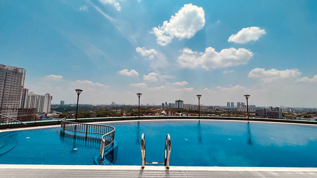 Rooftop Swimming Pool at Grand Paragon Hotel JB - JB Hotel Guide