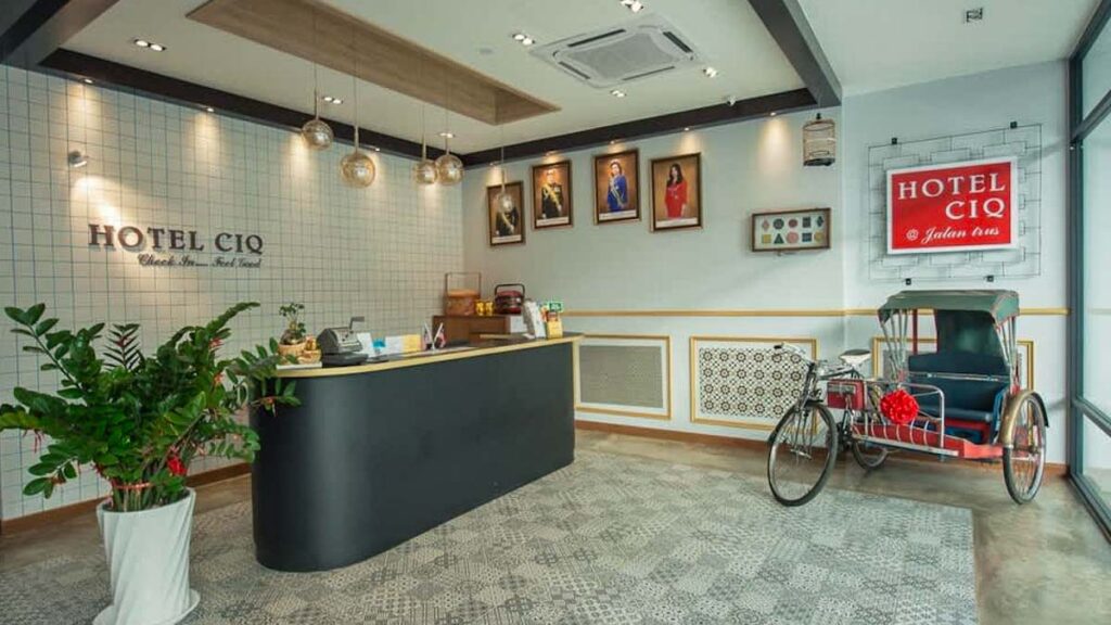 Hotel CIQ Jalan Trus lobby - JB Hotels near Sentral