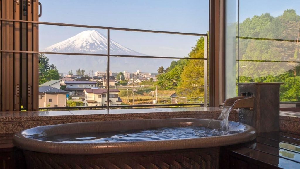 Onsen with Mt Fuji View - Onsen Experience