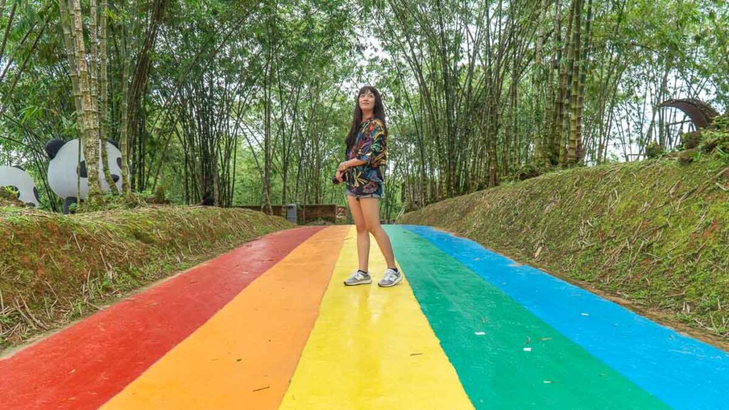 Girl on Rainbow Road - Day trips from Johor Bahru