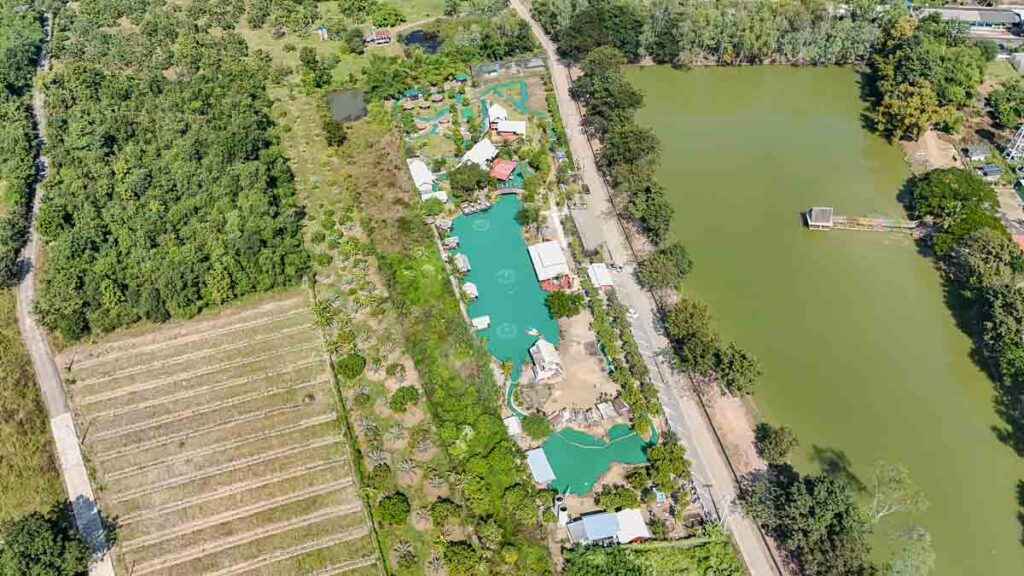 Aerial View of The Lamp Cafe - Lamphun Day Trip from Chaing Mai Thailand-2