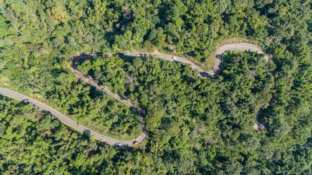 Aerial View of the Mae Hong Son Loop - Thailand Road Trip