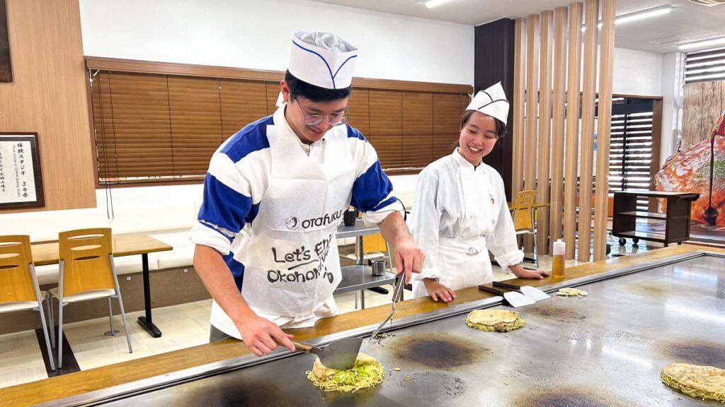 Hiroshima Okonomiyaki Cooking Class