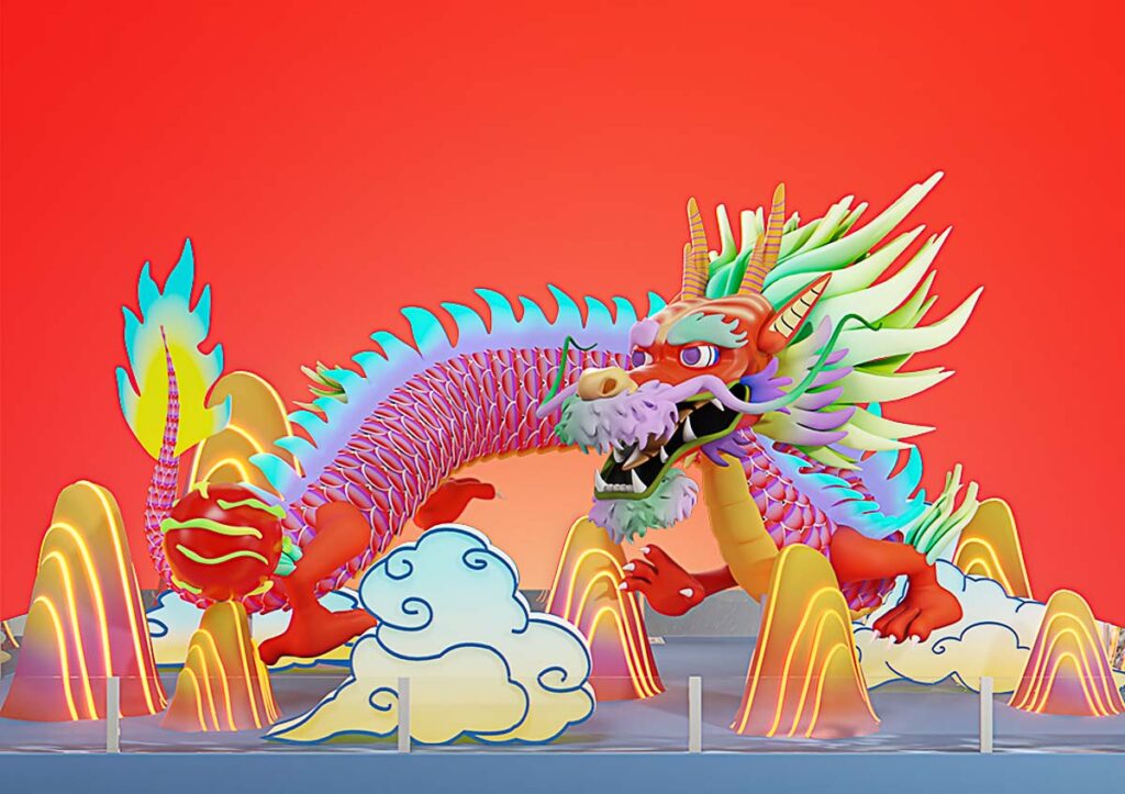 CapitaLand Mall spring Dragon dance - Things to do in Singapore January and February 2024