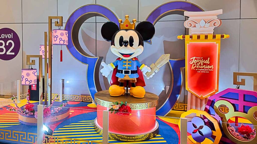 Disney X POP MART installation at Bedok Mall - Things to Do in Singapore Jan Feb 2024