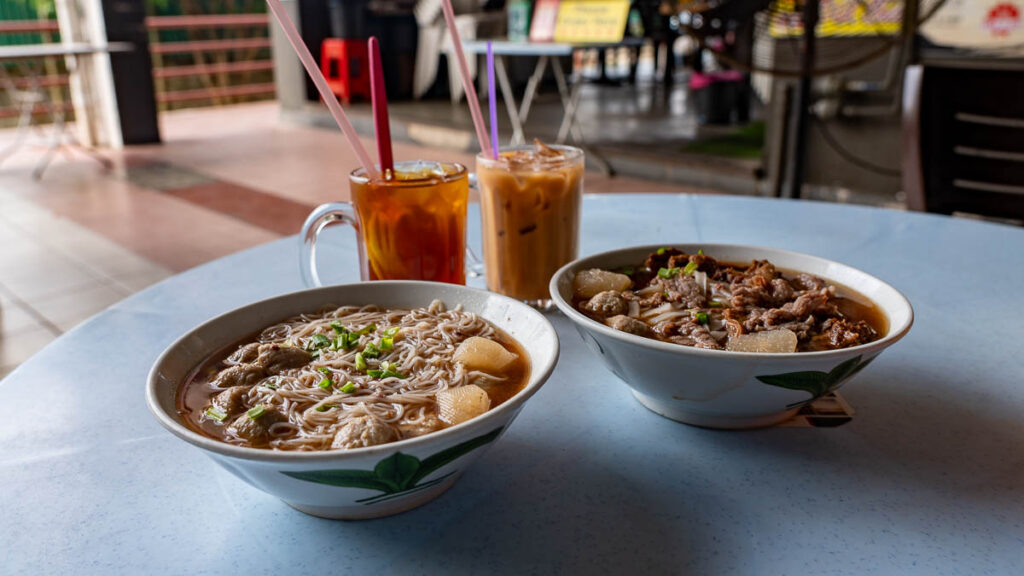 Kah Hiong Ngiu Chap Beef Noodles Breakfast - Things to do in Kota Kinabalu