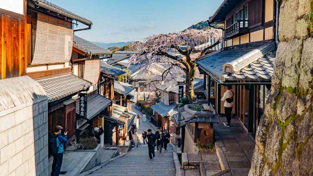 Kyoto Sannenzaka Path - Cherry Blossom Japan