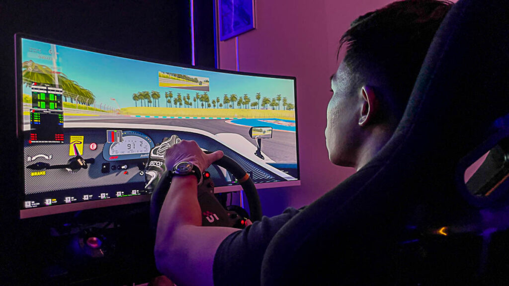 99 Bends race simulator - Things to do in Singapore Feb 2024