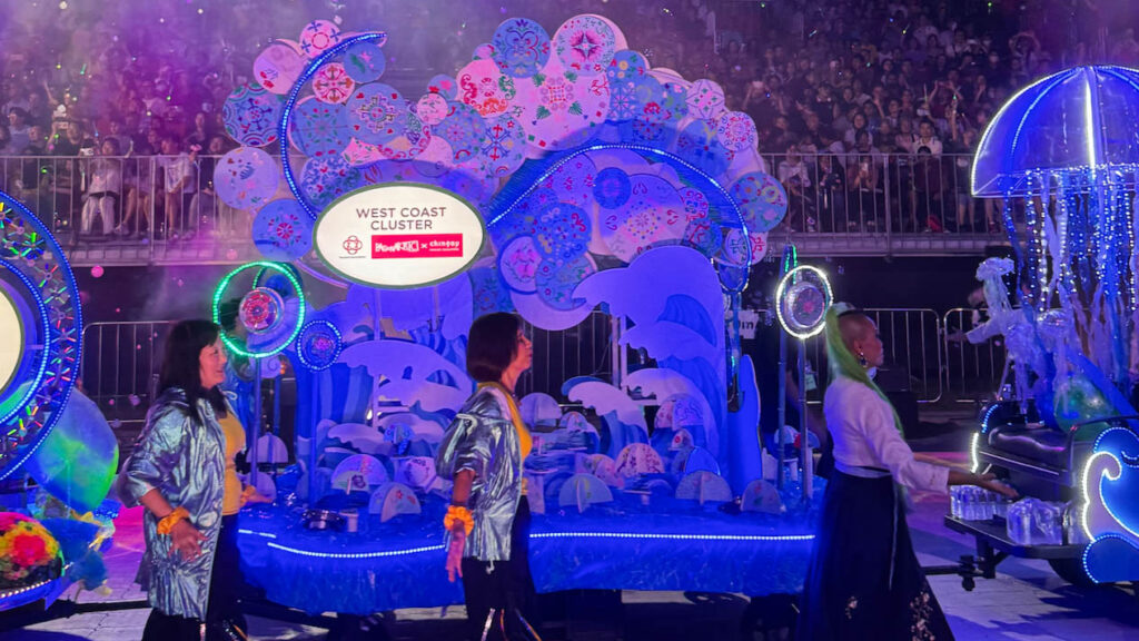 West Coast Cluster Float at the Chingay Parade 2024