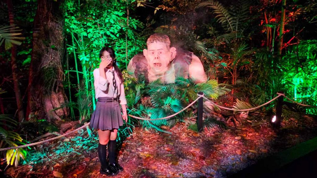 Girl with Troll - Harry Potter Experience Singapore
