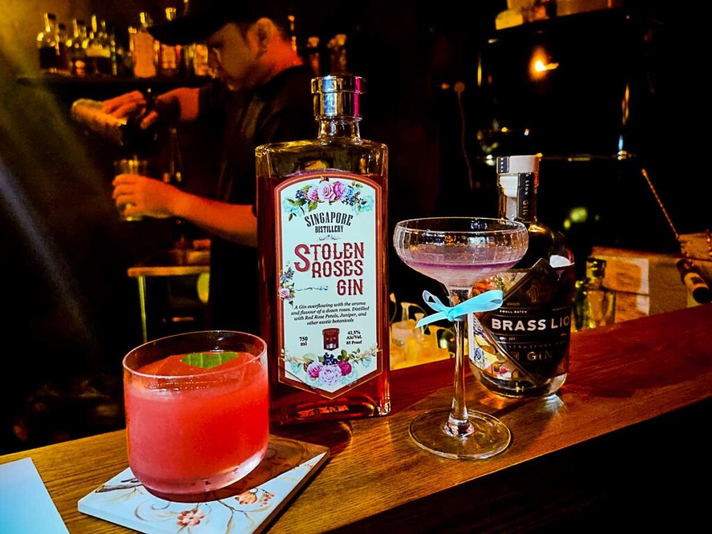 New Worlds End Valentines Day Package cocktails - Things to do in Singapore Feb 2024