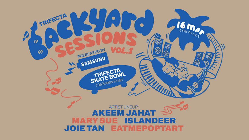 TRIFECTA music Backyard Sessions by Samsung poster - Things to do in Singapore March 2024