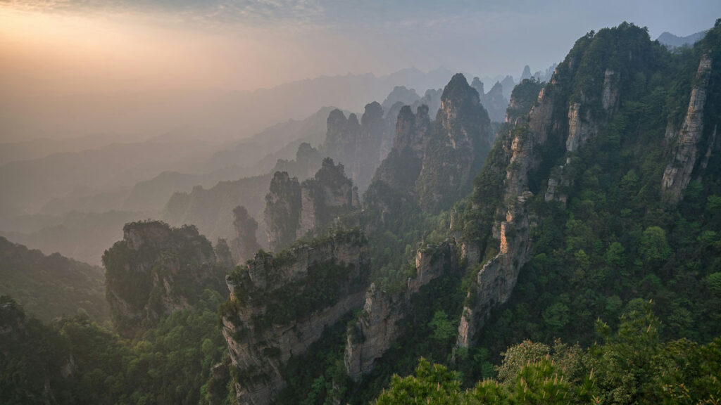 Zhangjiajie National Park Avatar Mountains - Places to visit in China