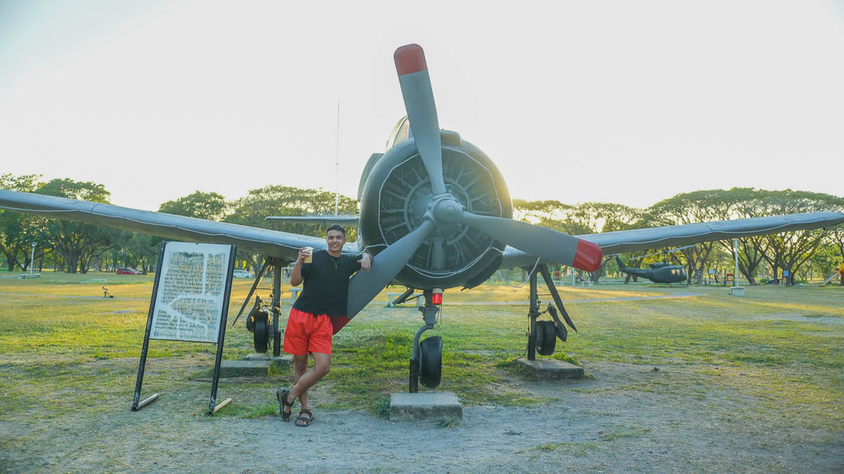 Air Force City Park - Person with Aircraft - Things to Do in Clark Philippines