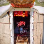 Kyrgyzstan - Yurt open doorway