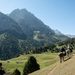 Horse Trek Kyrgyzstan mountain community trip