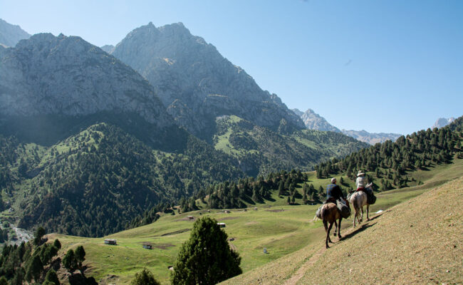 Horse Trek Kyrgyzstan mountain community trip