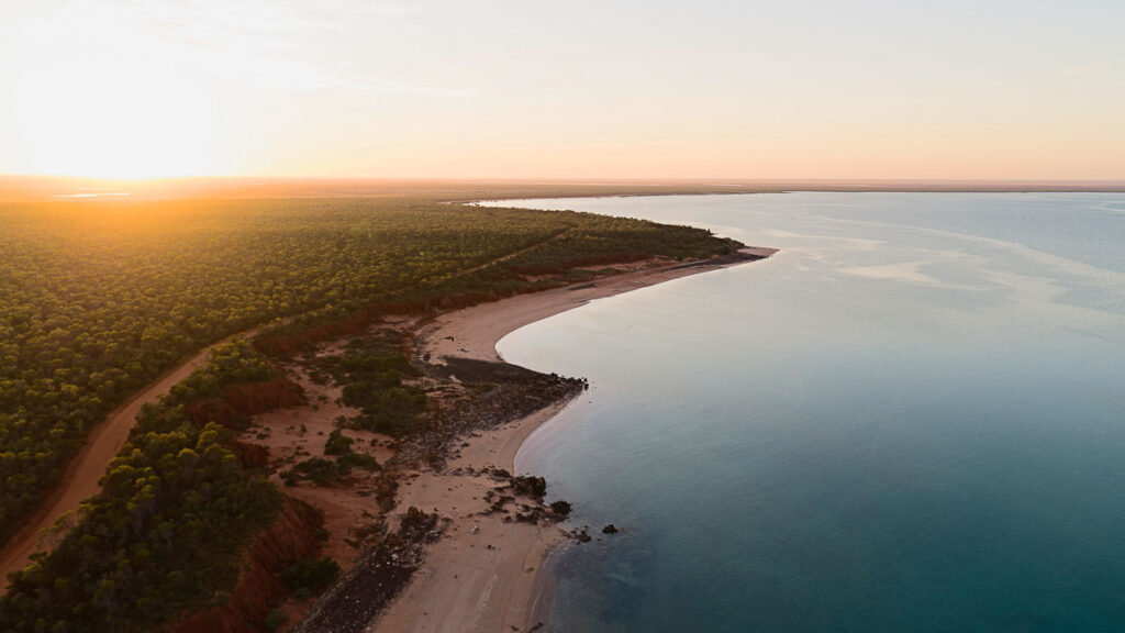 Drone Shot of Cable Beach - Broome Australia