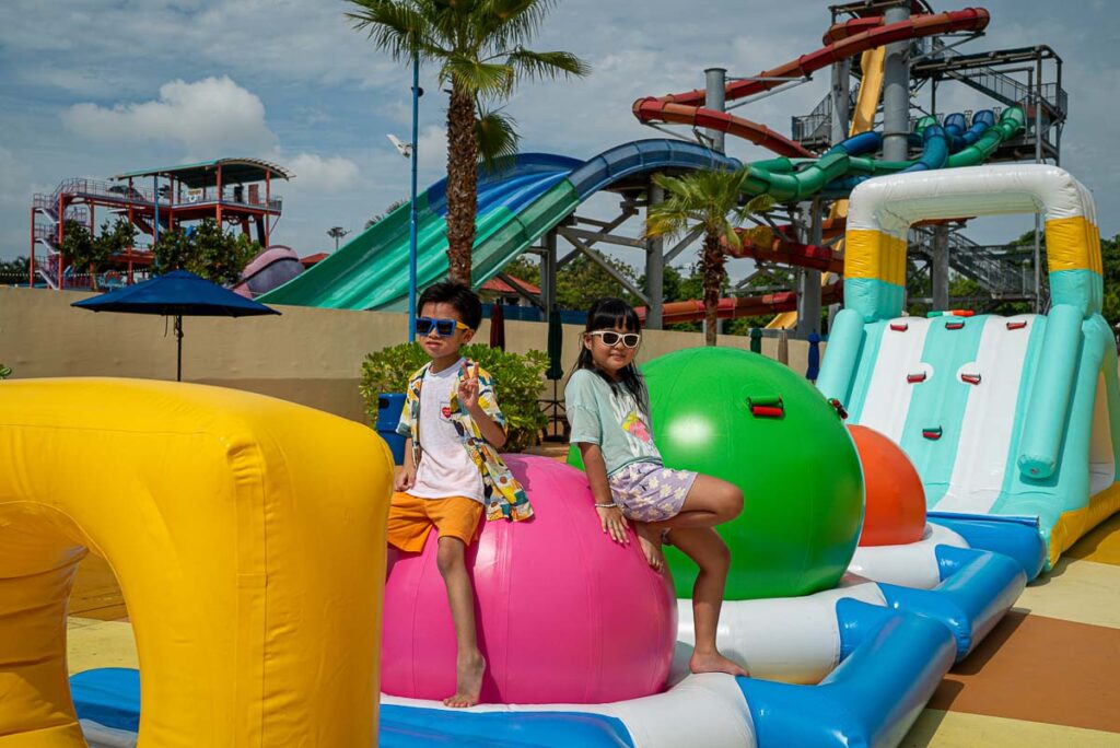 Inflatable Slides at Kids Songkran Wild Wild Wet - Things to do in SG April 2024