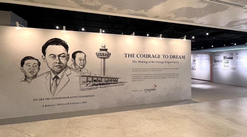 LKY100 Courage to Dream exhibition Changi Airport Terminal 2 - Things to do in SG April 2024