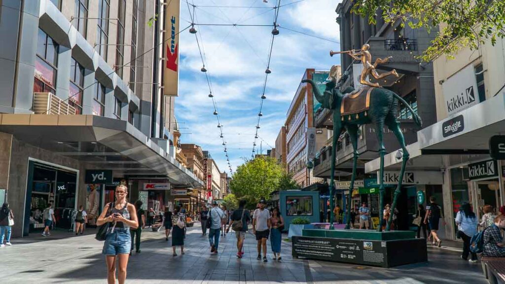 Rundle Mall - Adelaide Itinerary