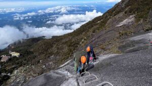 Via Ferrata Walk the Torq Rung Ladders - Climbing Mount Kinabalu