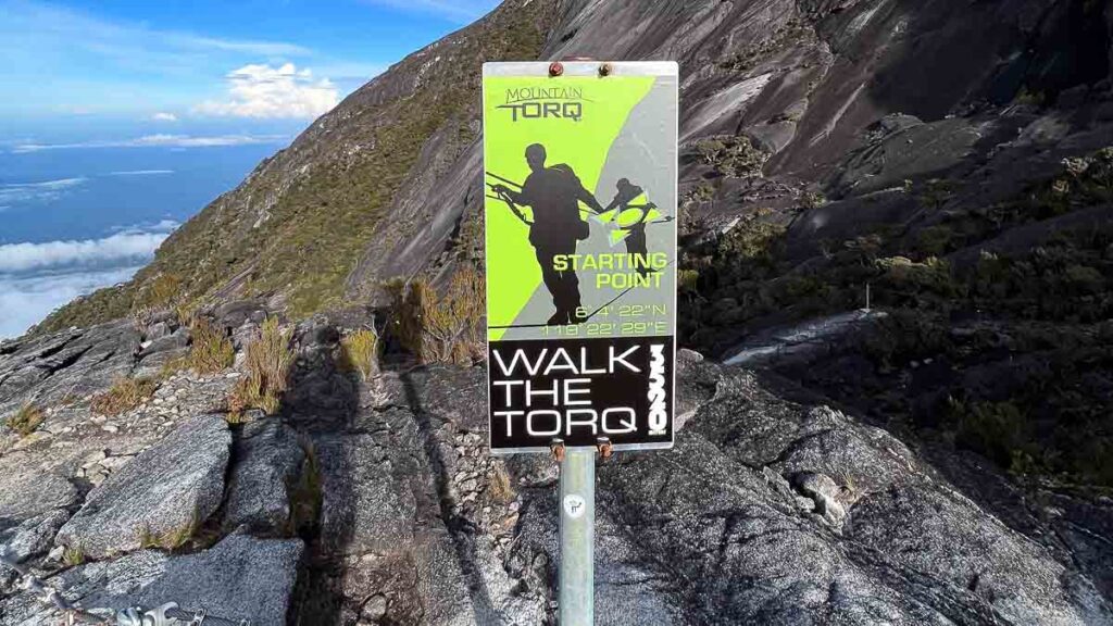 Via Ferrata Walk the Torq Start Point - Climbing Mount Kinabalu