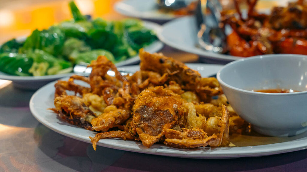 Welcome Seafood Soft Shell Crab - Kota Kinabalu Guide