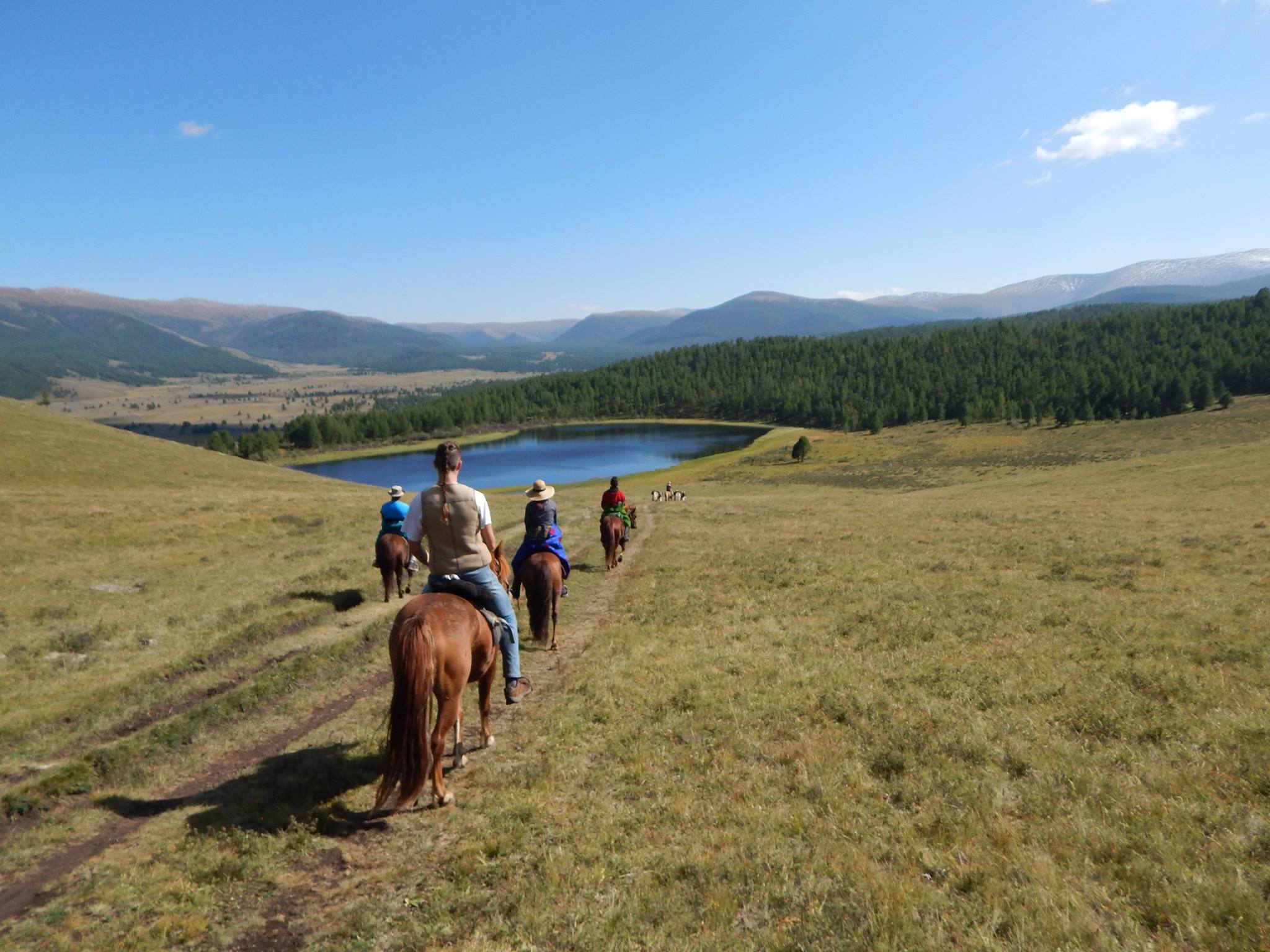Horse riding in eight lakes mongolia