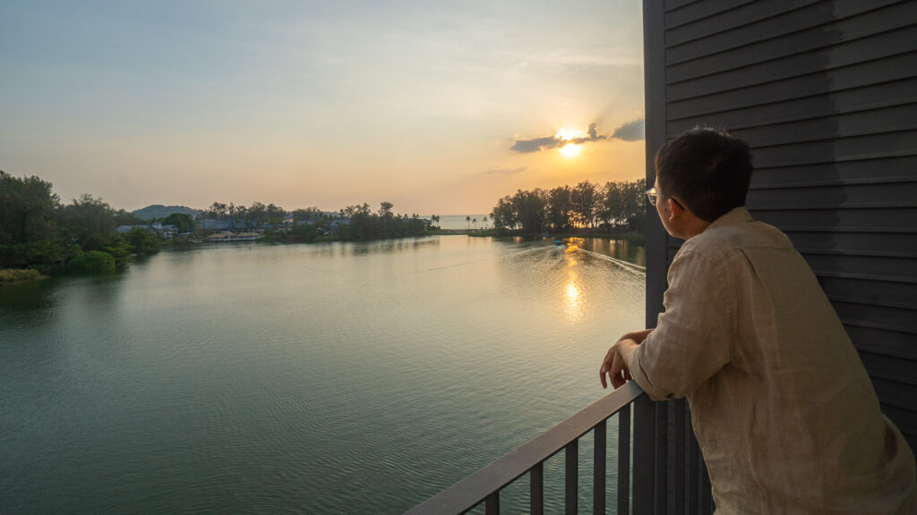 Man Admiring Sunset - Best Hotels in Phuket