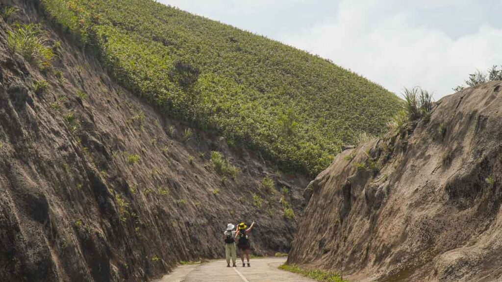 Beautiful landscapes at Tai Mo Shan.