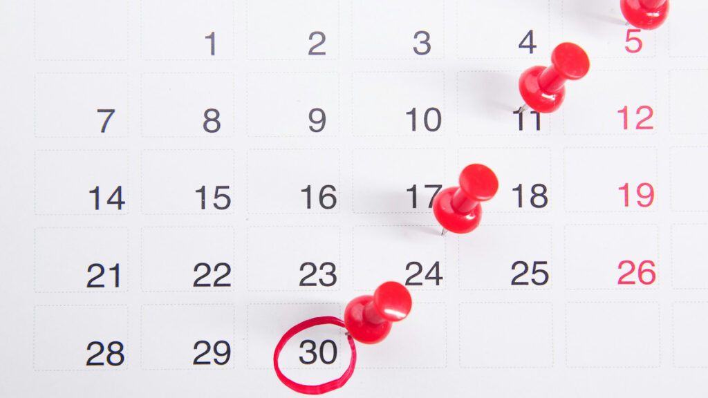 Calendar with Marked Date - How to Score Cheap Flights