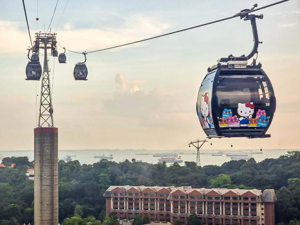 Newly launched Hello Kitty Cable Car Singapore - New Things to Do in Singapore June 2024